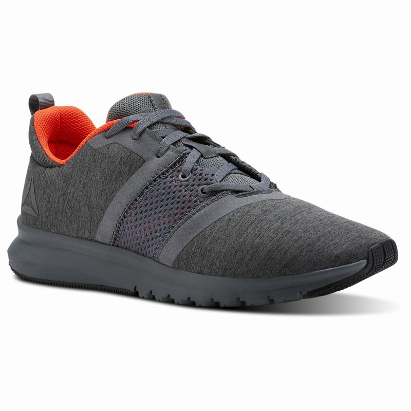 Adidasi Alergare Reebok Print Lite Rush Barbati Gri/Roz Romania VP4014IL